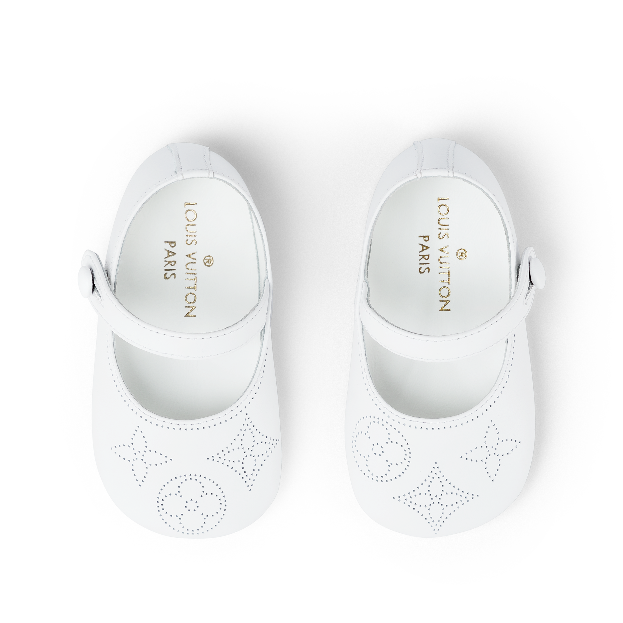 Leather Mary Jane Baby Shoes LOUIS VUITTON